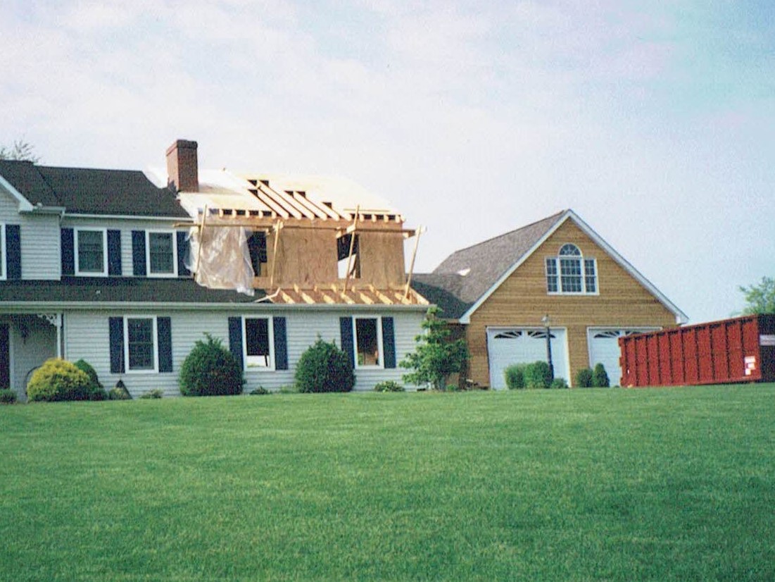 a two story home addition and detached garage in lincoln university, pa 19352 built by deluca construction